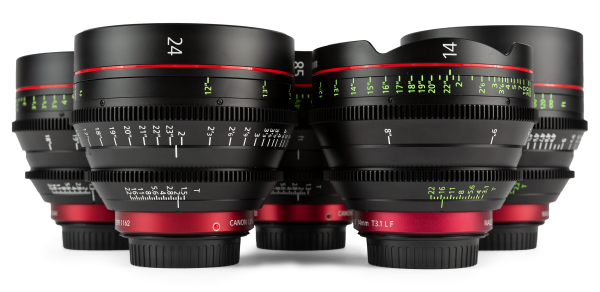 Canon CN-E Six Lens Set