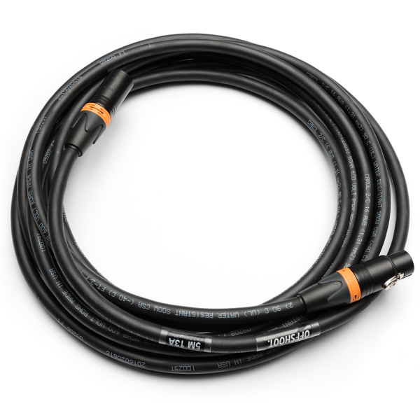 XLR3 DC Power Cable - 5m