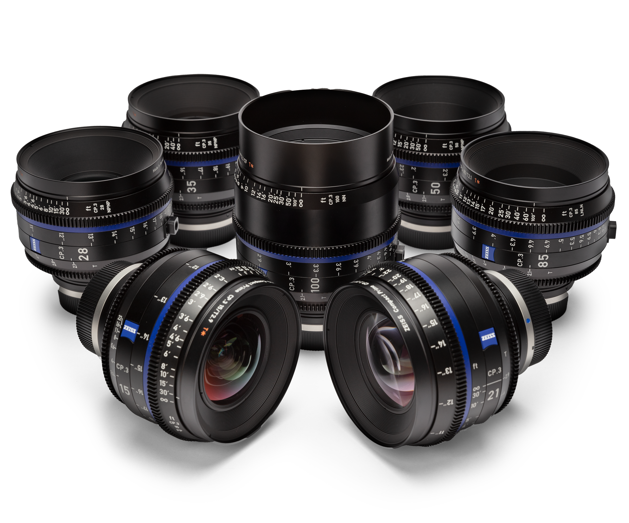 Zeiss CP.3 - Seven Lens Set