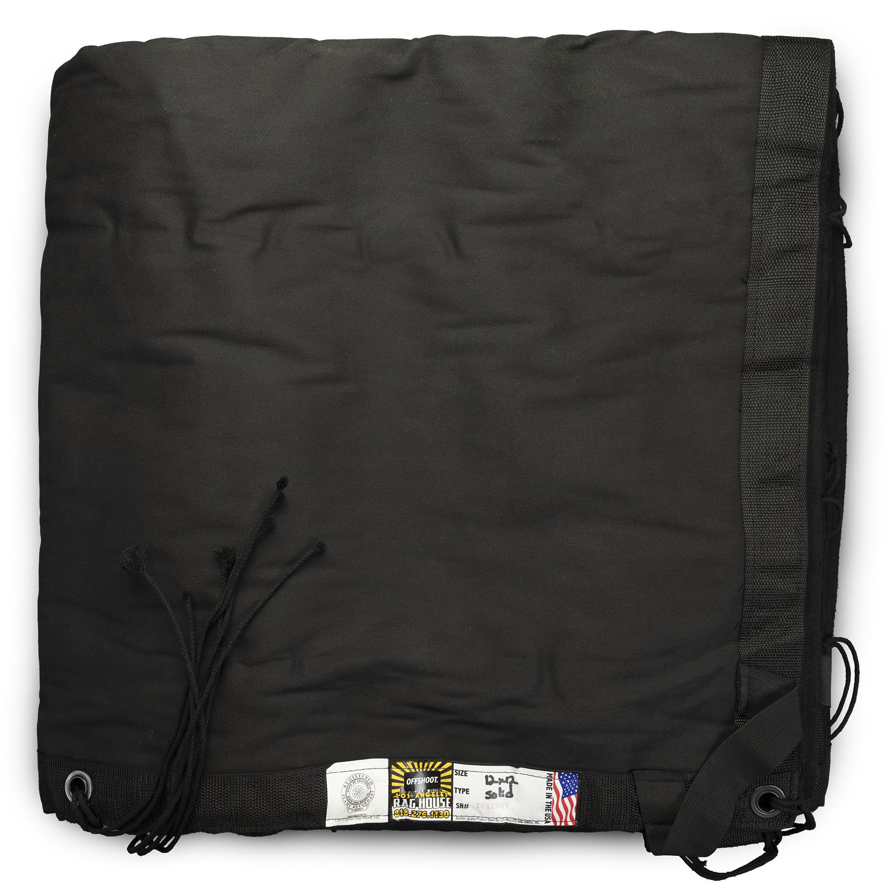 Textile - LARH Solid (Black) - 12x12