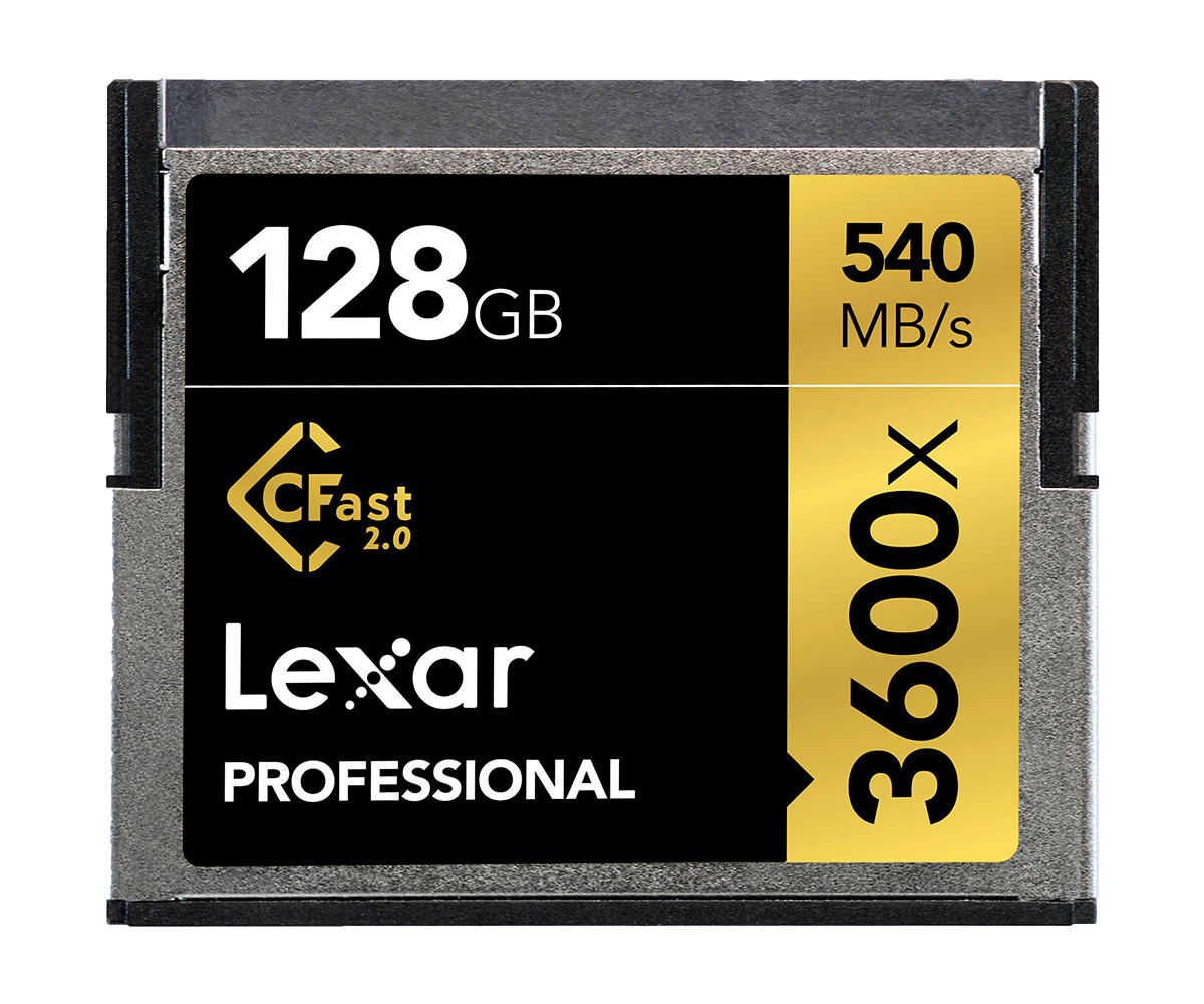Lexar 128GB 3600x CFast 2.0 Card