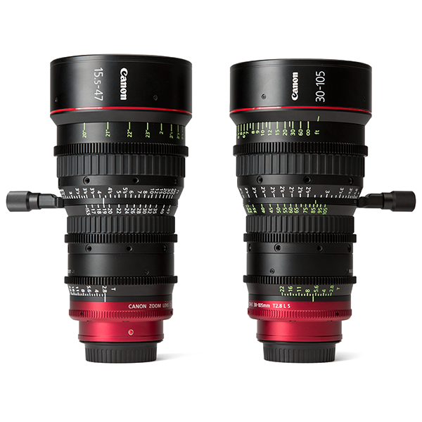 Canon 15.5-47mm + 30-105mm T2.8 Zoom Pair