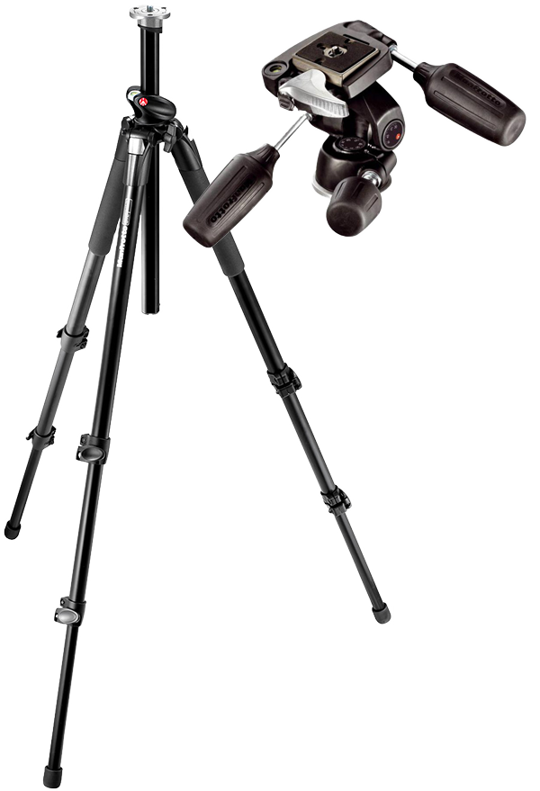 Manfrotto 055XB Tripod w/ 804RC2 Pan and Tilt Head