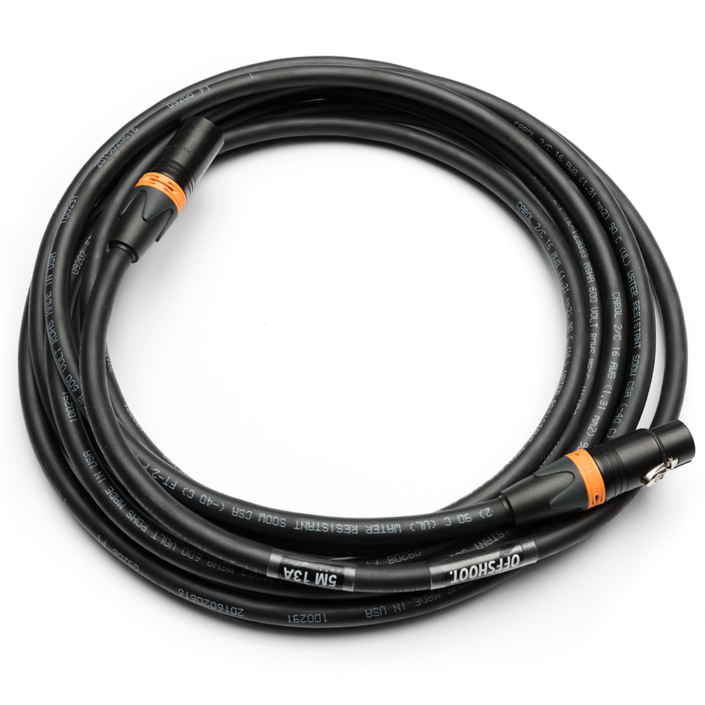 XLR3 DC Power Cable - 5m