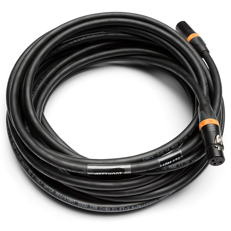 XLR3 DC Power Cable - 10m
