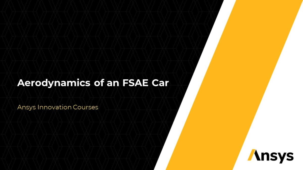 In this course we will explore the various steps involved in simulating, analyzing and understanding the aerodynamics of a Formula SAE Car.