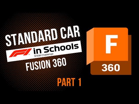 An STEM Racing / F1 in Schools car design tutorial for beginners in Autodesk Fusion 360