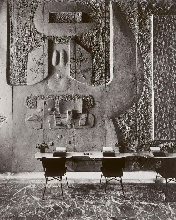 Constantino Nivola, Showroom Olivetti - Nova York, 1953