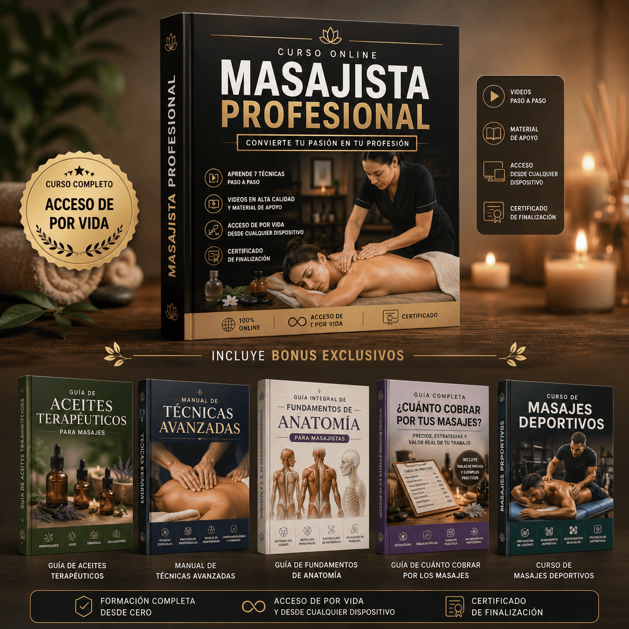 Presentación Curso Masajista Profesional