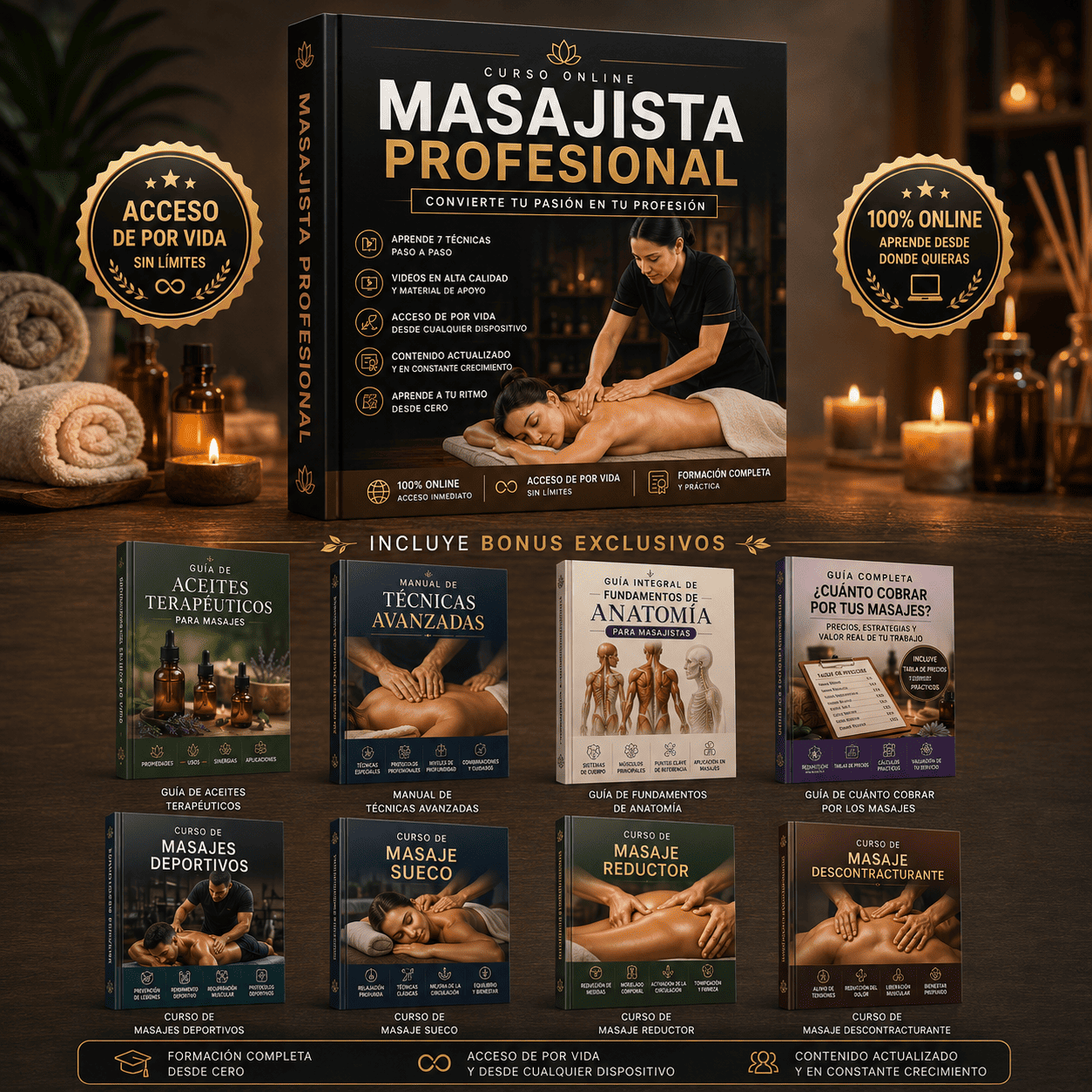 Presentación Curso Masajista Profesional