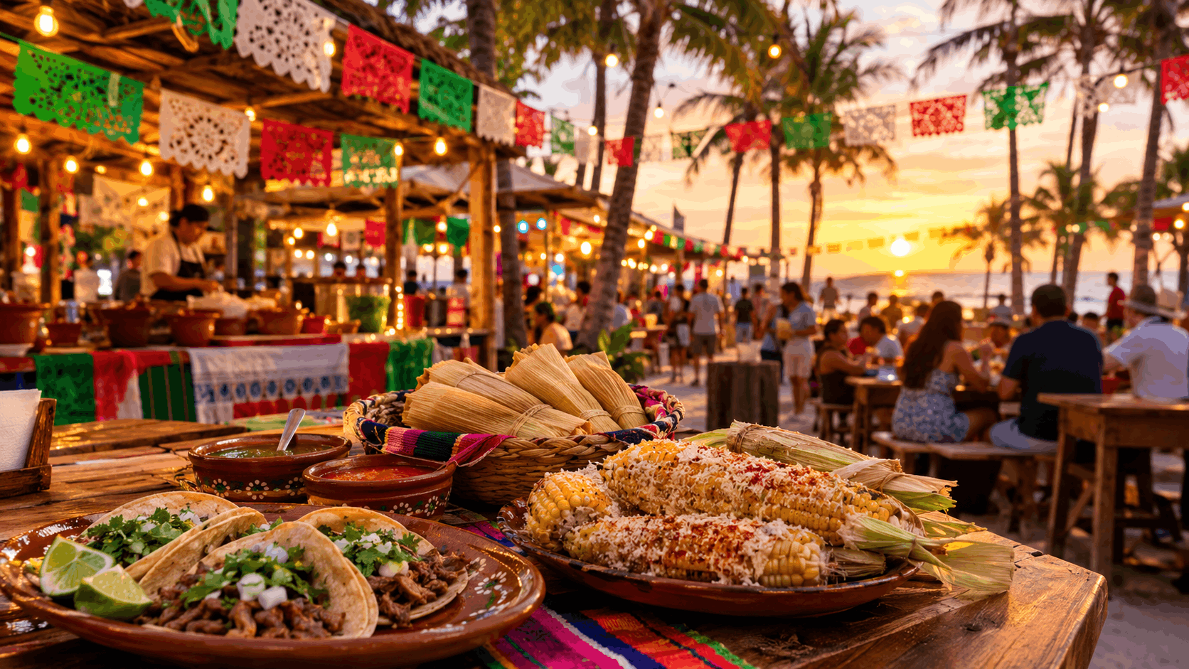Sabores Mexicanos en la Playa