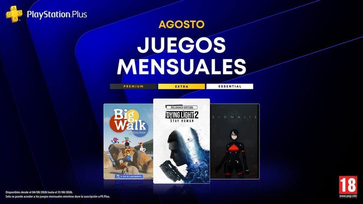 Llegadas de juegos a PS5 y PS Plus: agosto 3-9