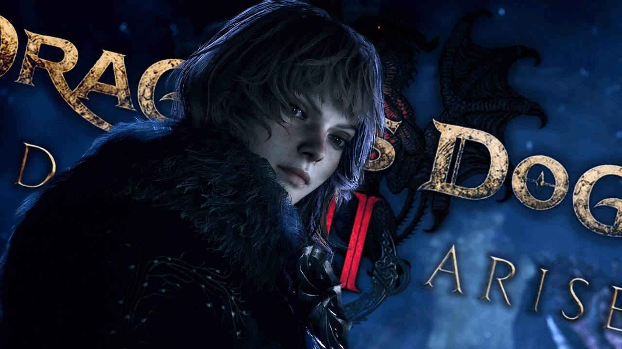 Imagen de Dragon's Dogma 2 con un guerrero enfrentando a un dragón
