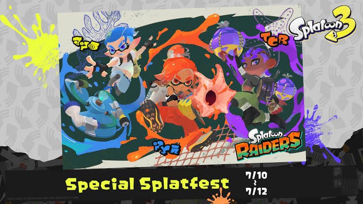 Imagen de Splatoon 3 con los equipos del Splatfest
