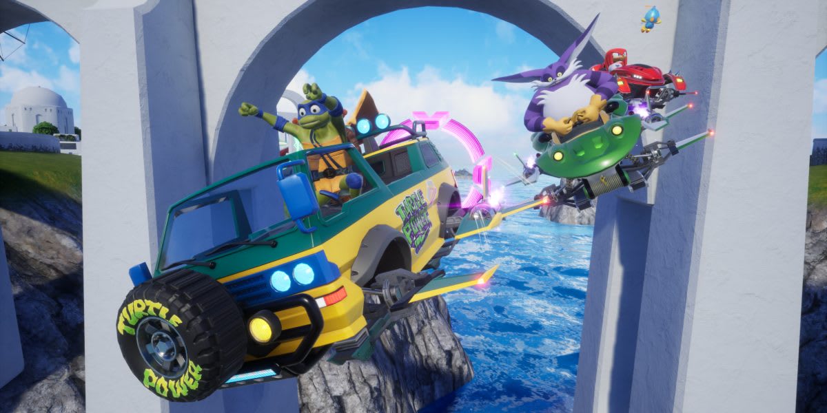 Imagen de Sonic Racing CrossWorlds con las Tortugas Ninja