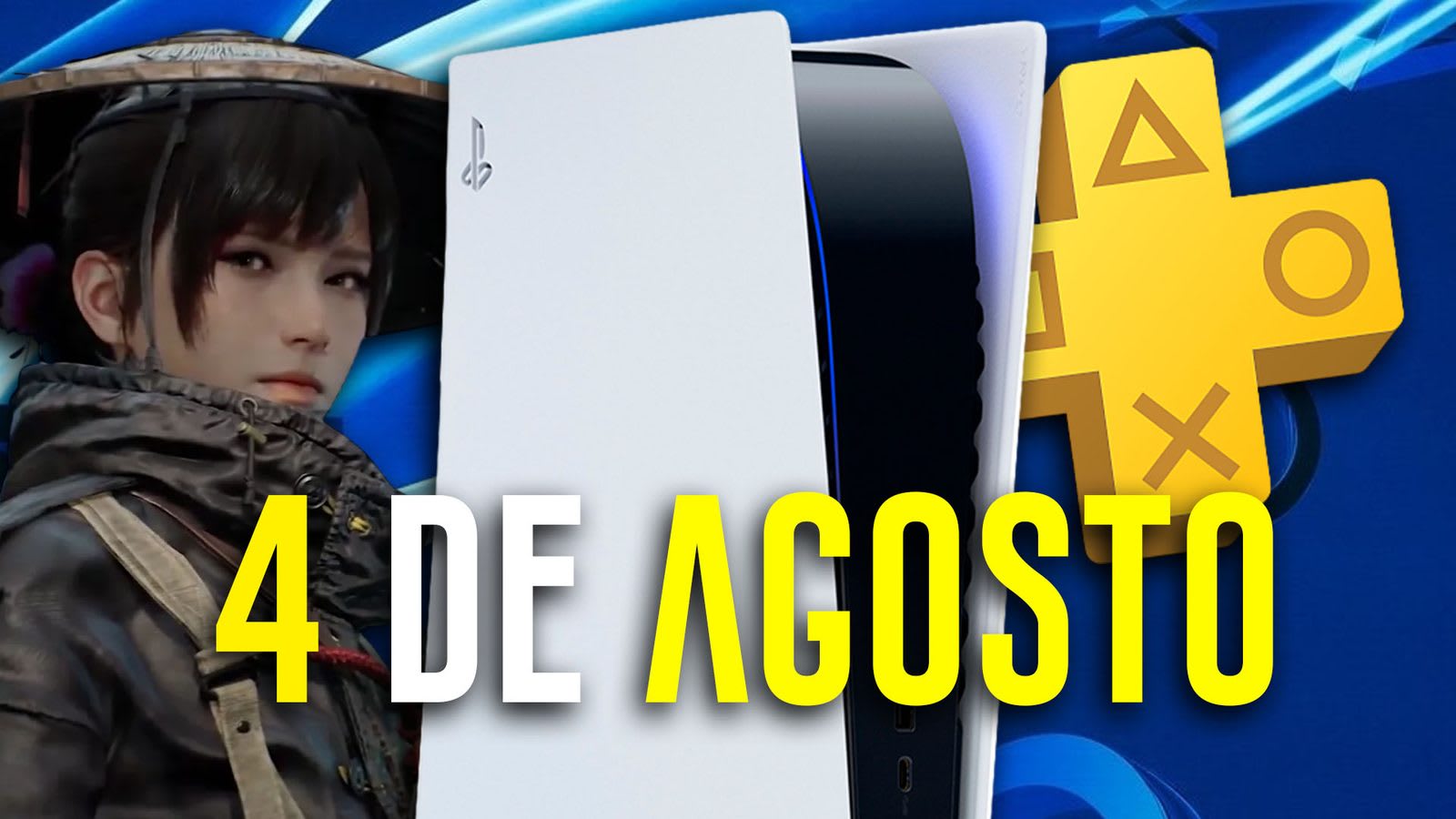 Imagen de una PS5 con juegos