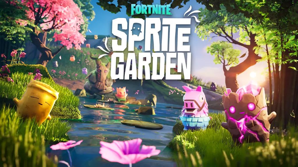 Logo de Fortnite con Sprites