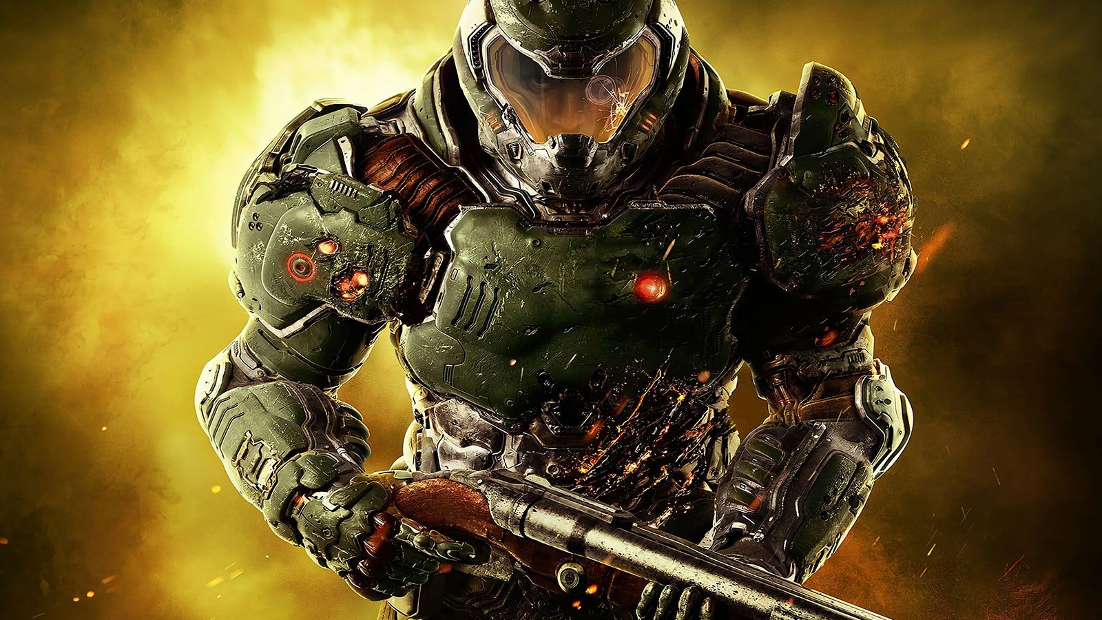Mick Gordon en concierto con la Doom Machine