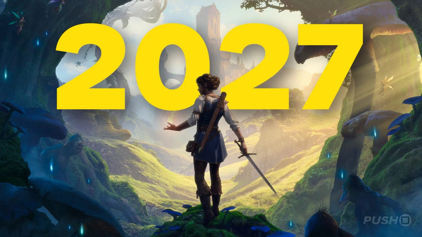 Imagen de una PS5 con juegos de 2027