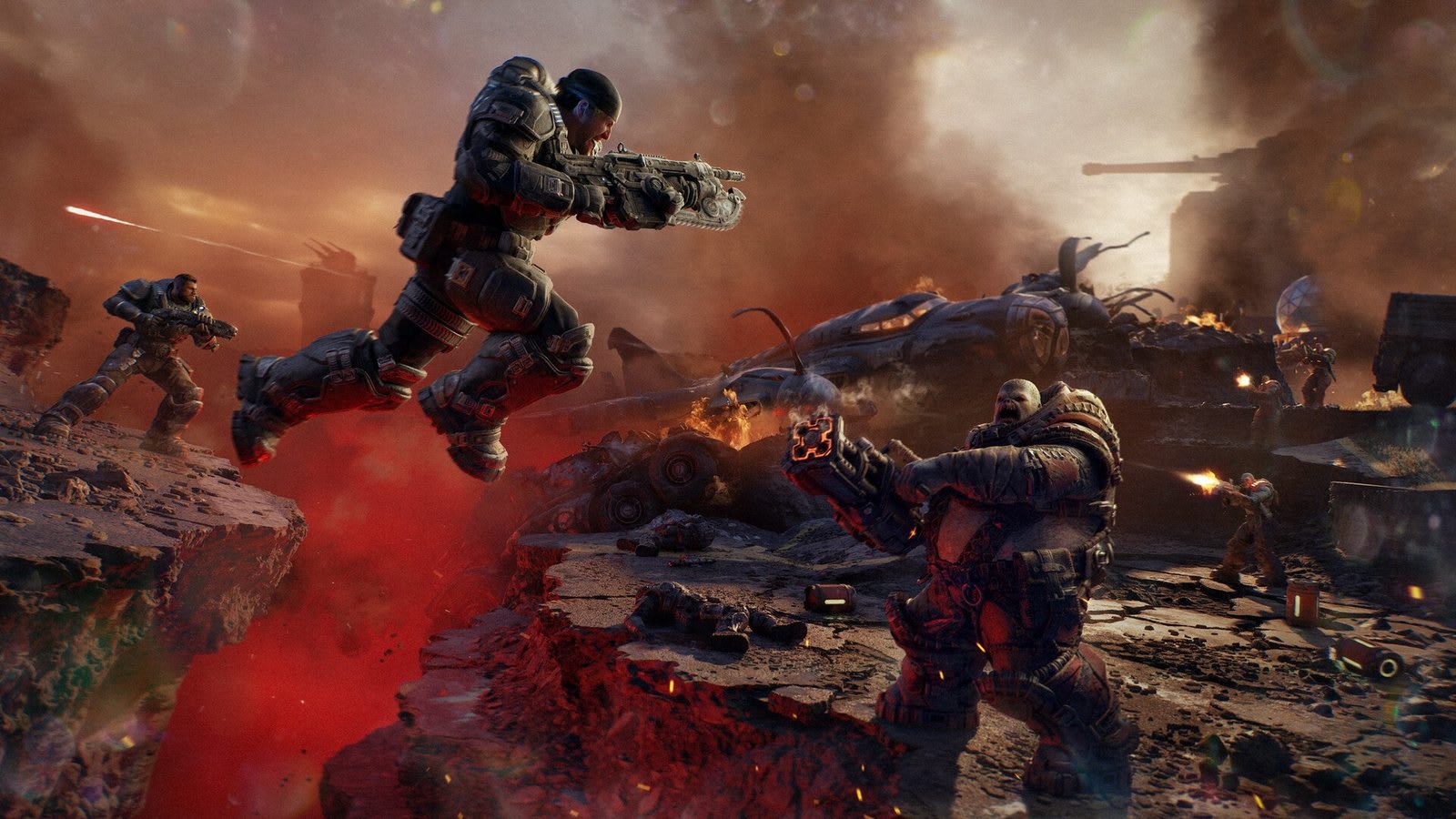 Imagen de Gears of War: E-Day con jugadores en combate