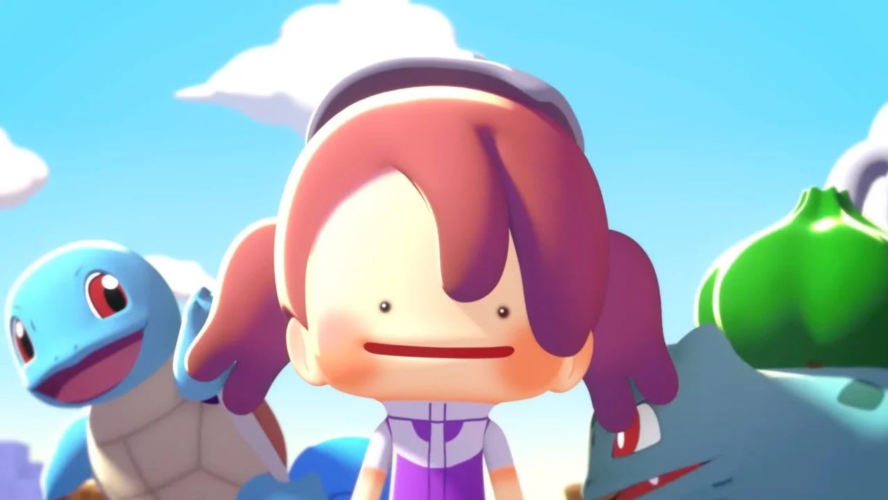 Imagen de Pokémon Pokopia con personajes y escenarios del juego