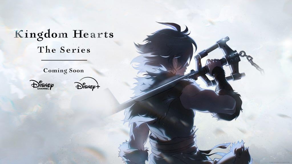 Imagen de Sora con la Llave Espada en la serie de anime Kingdom Hearts
