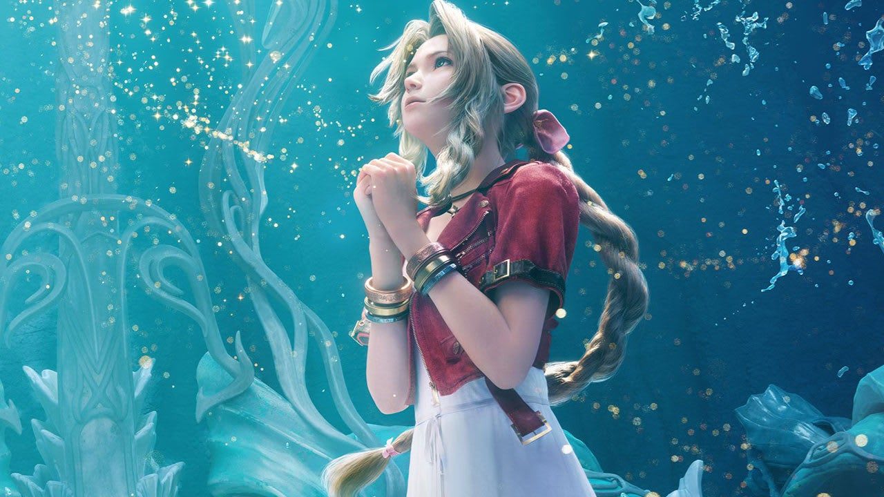 Portada de Final Fantasy VII Rebirth para Nintendo Switch 2 con tarjeta promocional de Magic: The Gathering