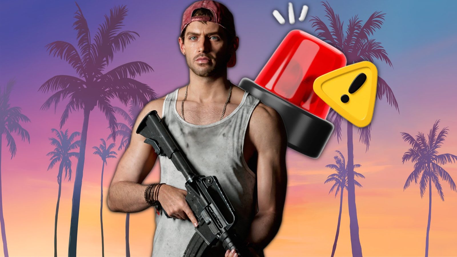 Escena filtrada de GTA VI con Jason jugando baloncesto en la costa