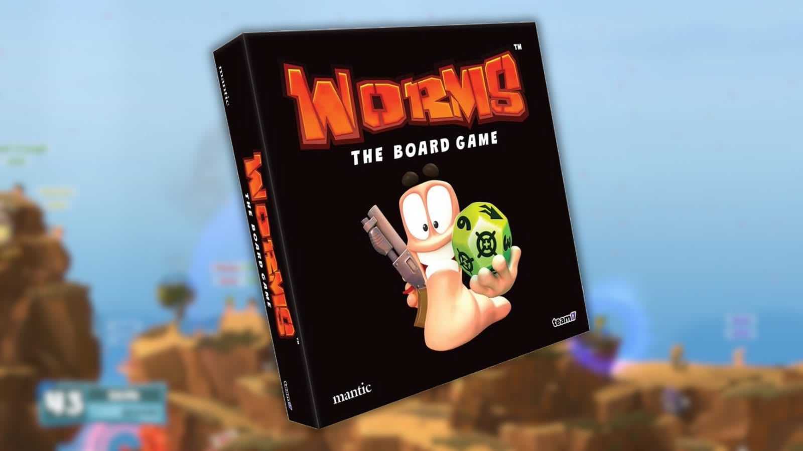 Caja del juego de mesa Worms con precio promocional en Amazon