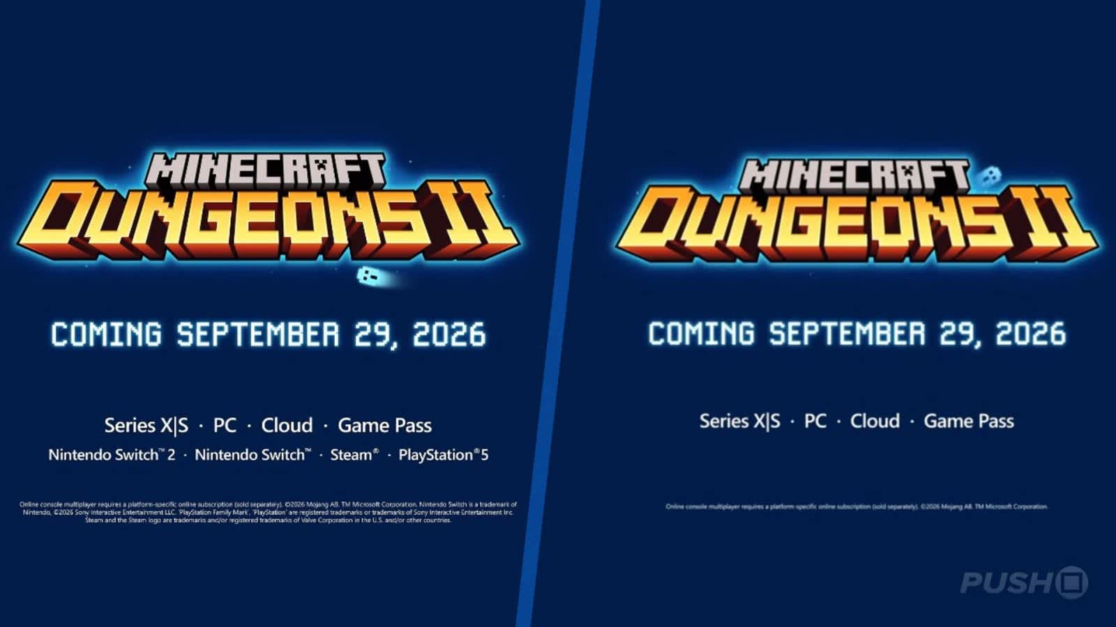 Trailer de Minecraft Dungeons 2 sin logo de PlayStation 5
