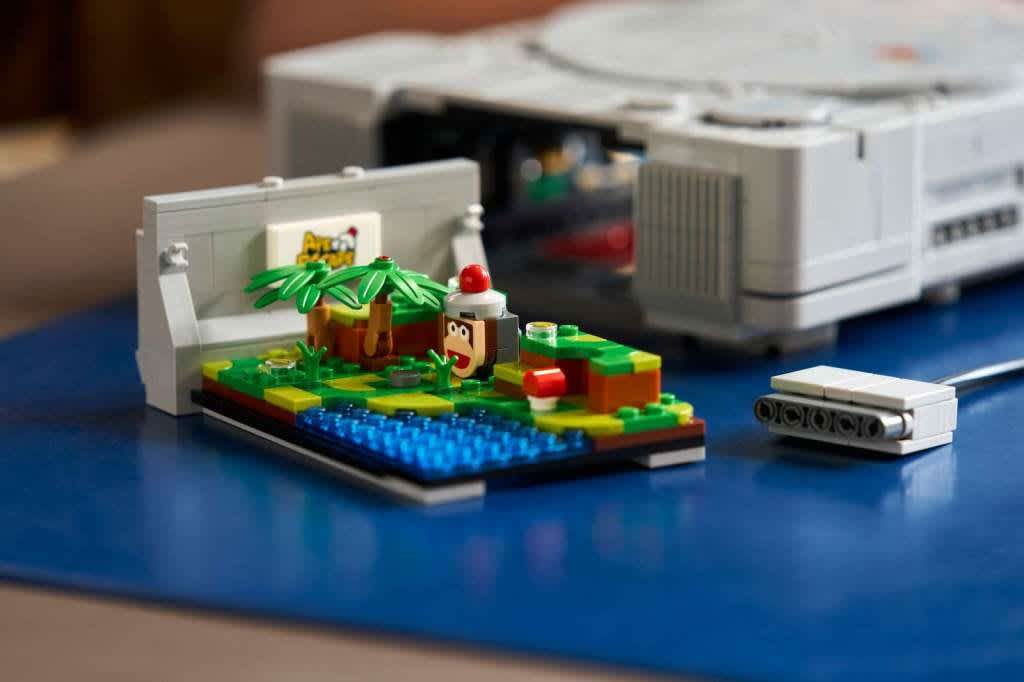 Réplica de Lego de la consola PlayStation