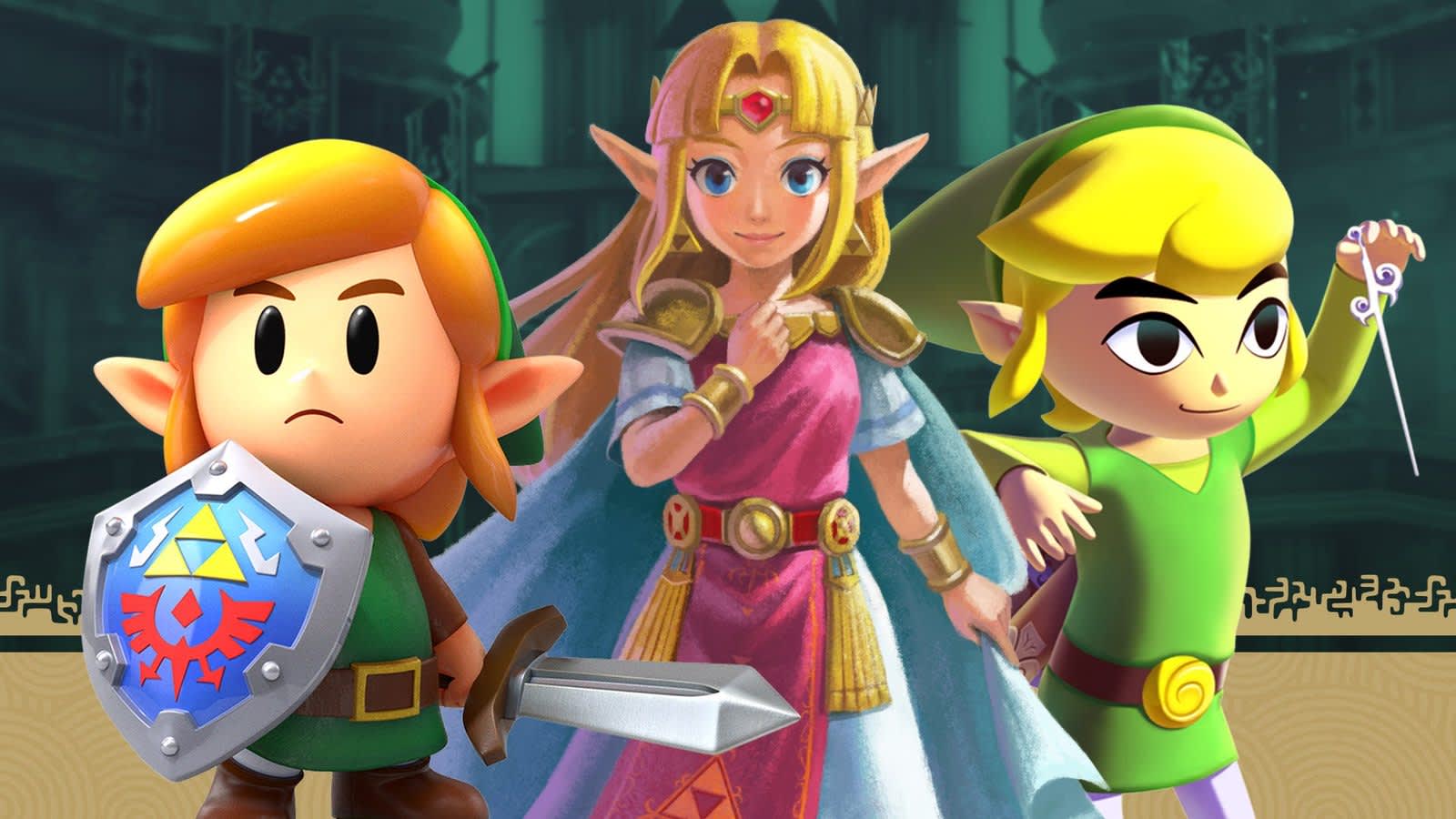 Logotipo de Nintendo Direct con referencia al 40.º aniversario de The Legend of Zelda