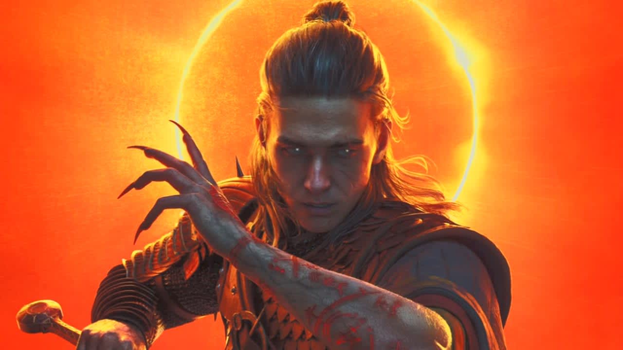Portada de The Blood of Dawnwalker mostrando al protagonista Coen en un entorno medieval