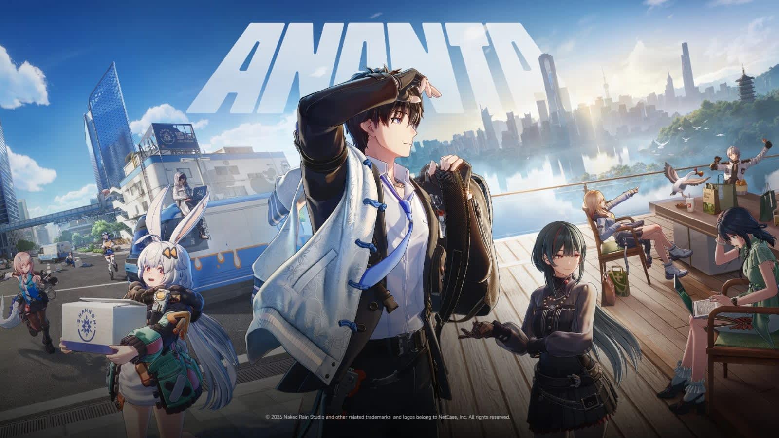 Captura del juego Ananta en PS5 mostrando la ciudad de Chongxiao