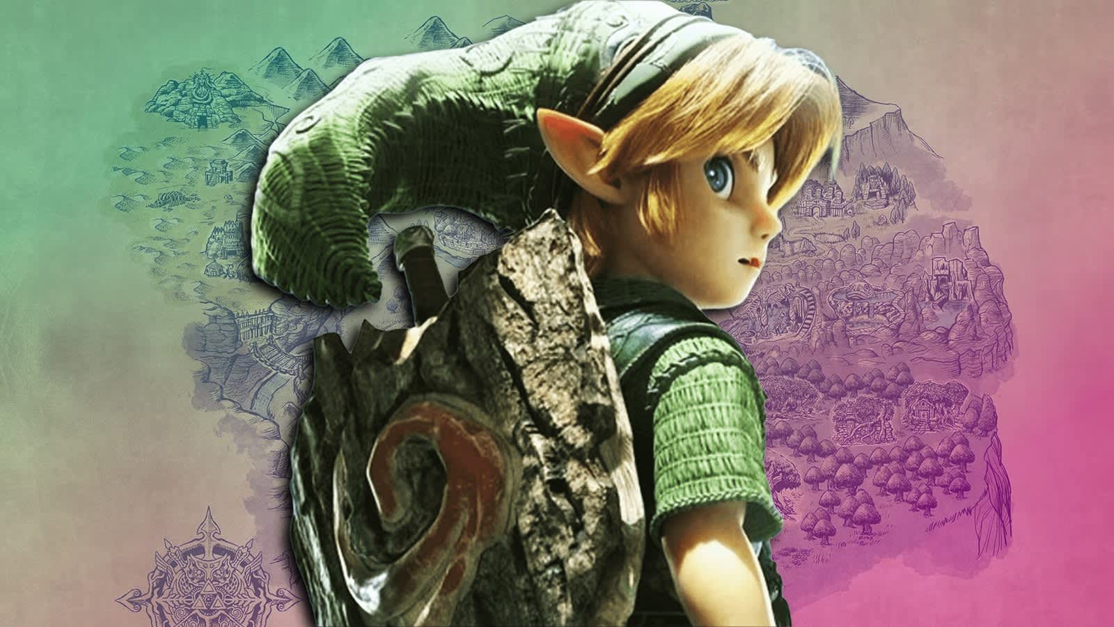 Mapa oficial del remake de The Legend of Zelda: Ocarina of Time en Nintendo Switch 2