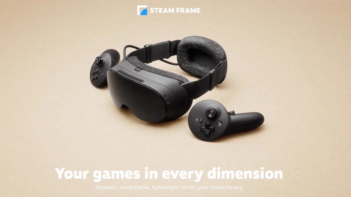 Steam Frame visor de realidad virtual y su sistema de reserva aleatoria