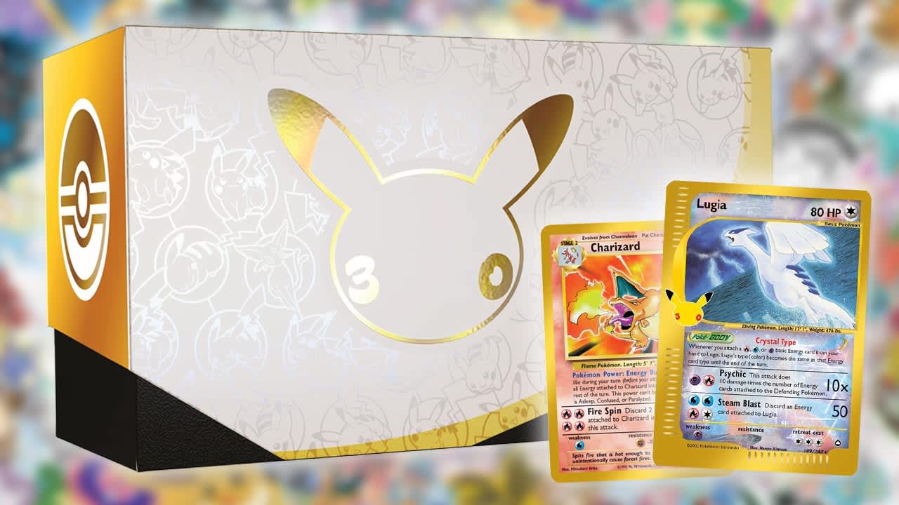 Caja Elite Trainer Box del set 30.º aniversario de Pokémon TCG en Amazon