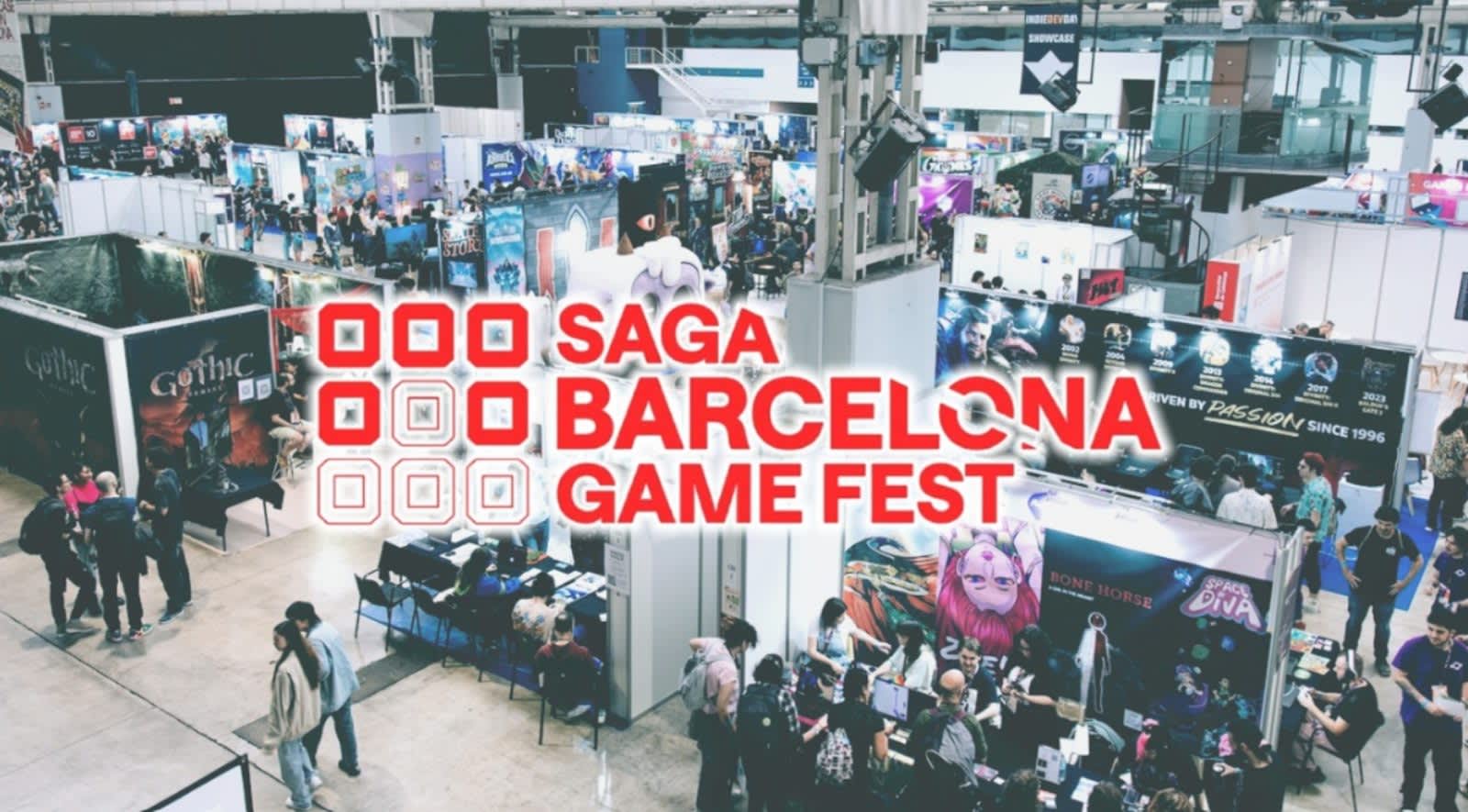 Imagen del SAGA Barcelona Game Fest 2026 en la Fira de Barcelona