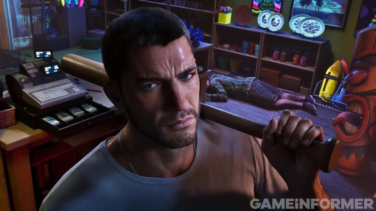 Captura de pantalla de GTA 6 mostrando el nuevo mapa de Leonida