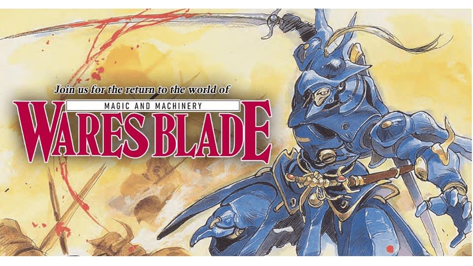Portada del juego de rol Wares Blade en campaña de Kickstarter