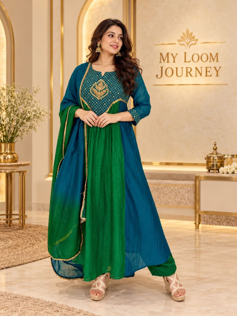 Beautiful Kurti, Pant & Dupatta Set alternate view