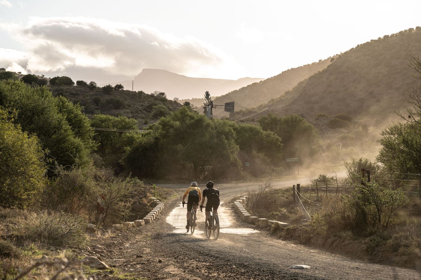 Tanqua Kuru bicycle race photograph