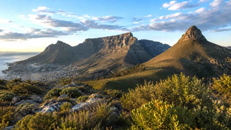 Table Mountain and Lion's Head Cape Town