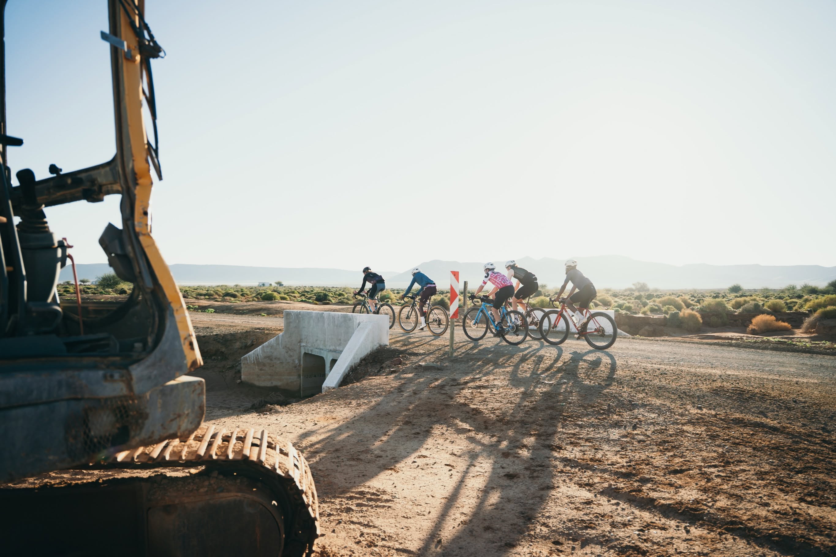 Tanqua Kuru bicycle race photograph