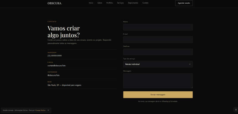 [SEÇÃO] Contato