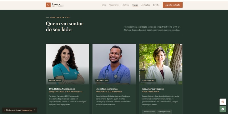 [SEÇÃO] Equipe