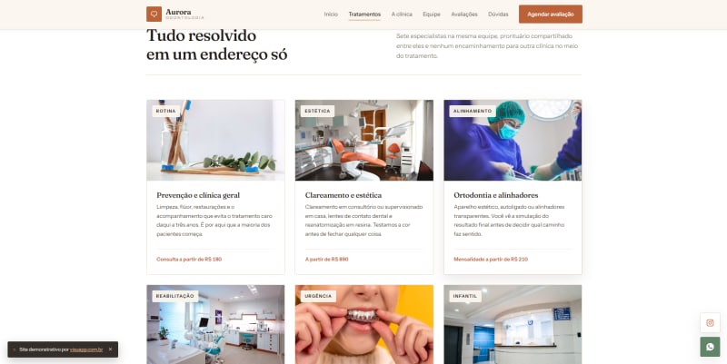 [SEÇÃO] Tratamentos