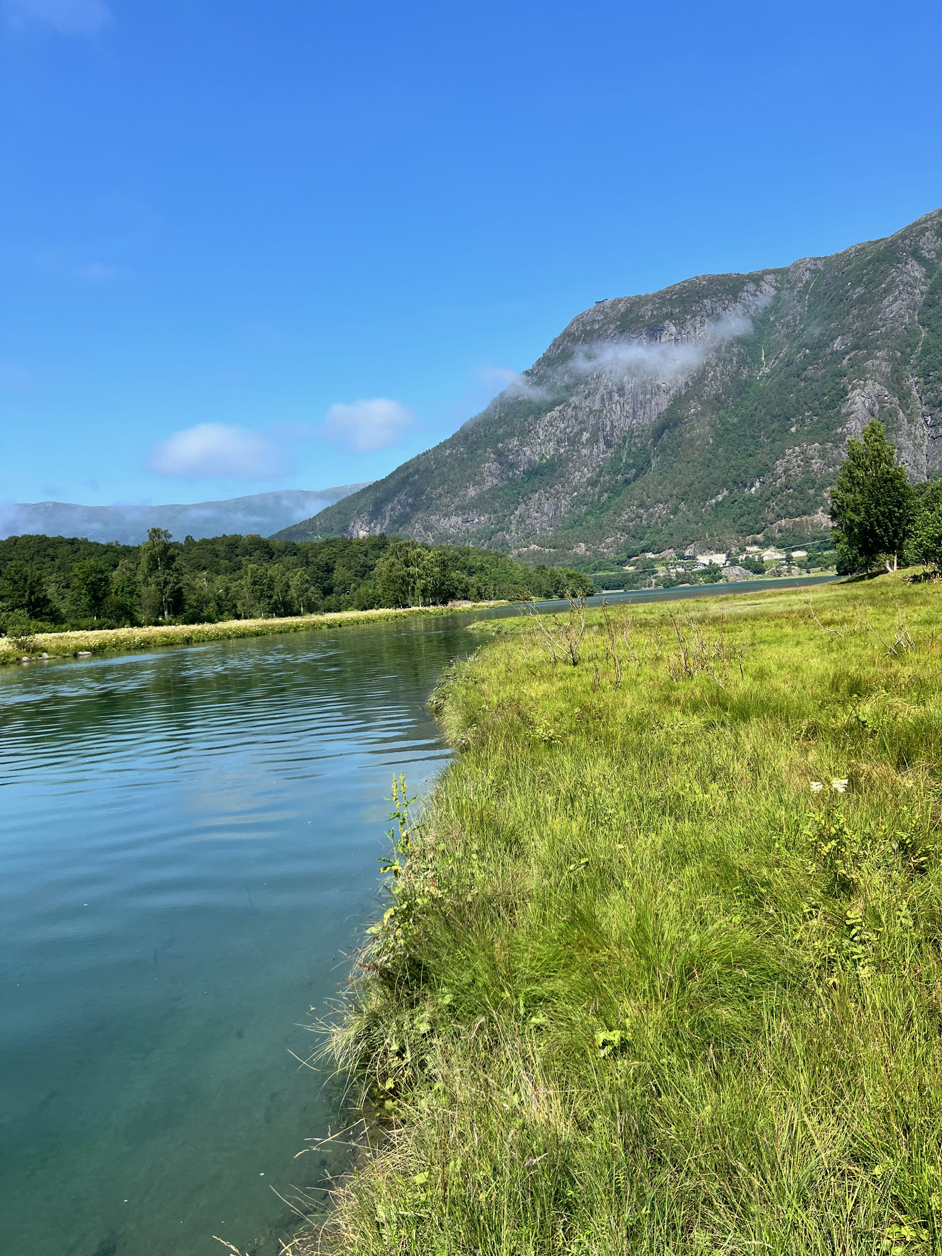 Flod längs vägen