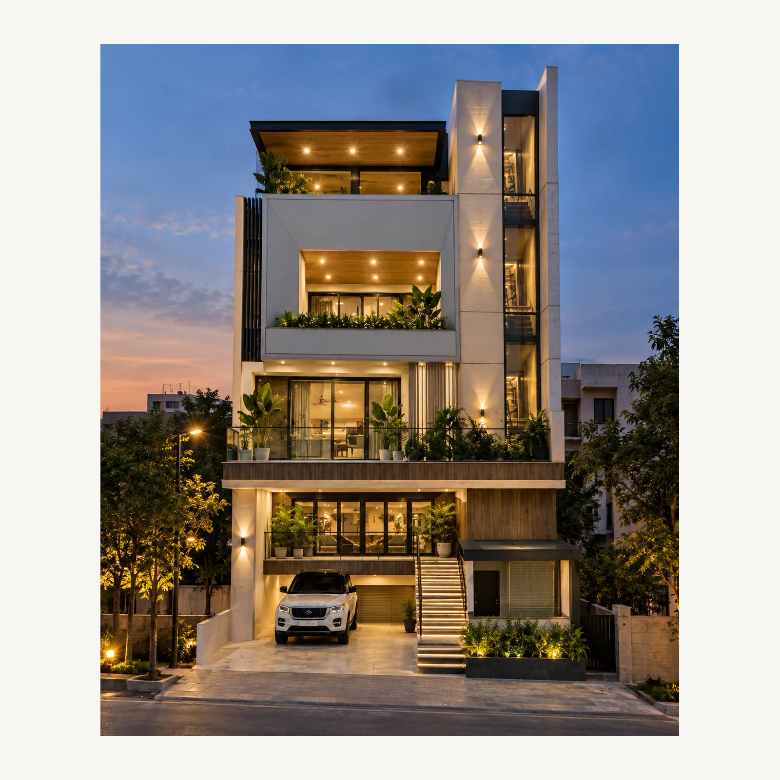Contemporary Luxury Residence: a project by ADC India