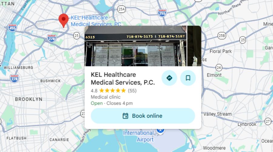 Kel healthcare Google Map Woodside, NY